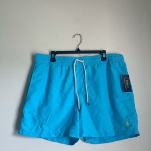Polo Ralph Lauren 5.75" Light Blue Trunks Sz XXL